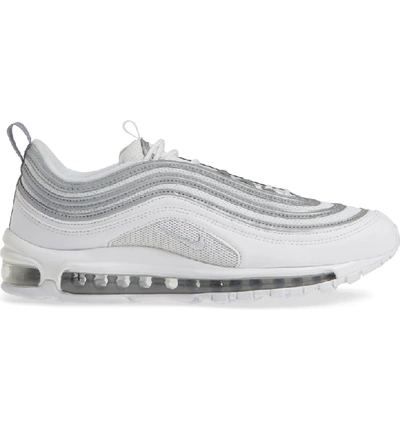 Shop Nike Air Max 97 Sneaker In White/ Silver/ Wolf Grey