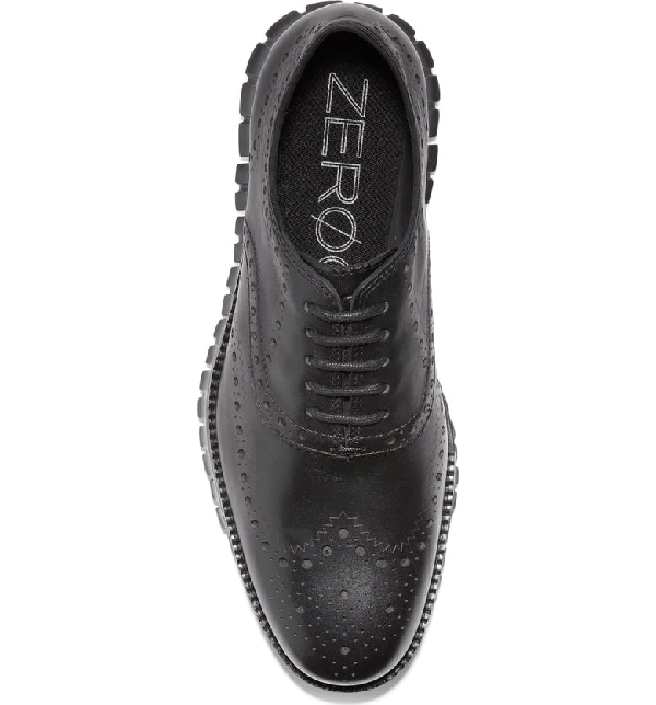 Cole Haan Men's Lewis Grand Wingtip Oxfords Men's Shoes In Black | ModeSens