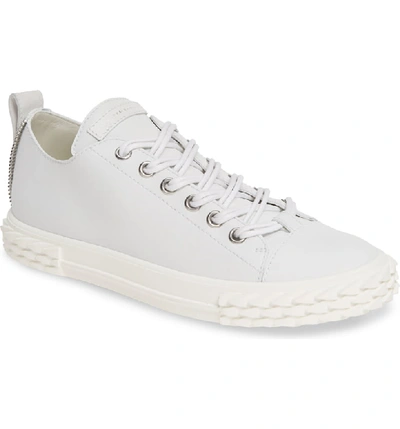 Shop Giuseppe Zanotti Double Lace Sneaker In Bianco / White