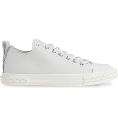 Shop Giuseppe Zanotti Double Lace Sneaker In Bianco / White
