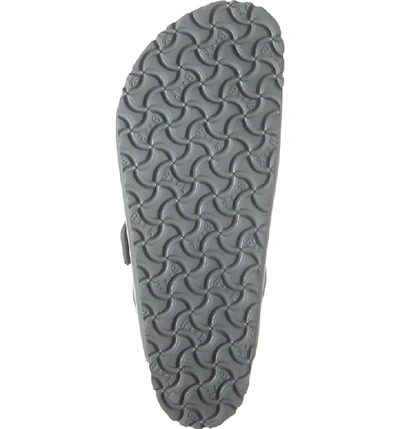 Shop Birkenstock Essentials - Arizona Eva Waterproof Slide Sandal In Seal Gray