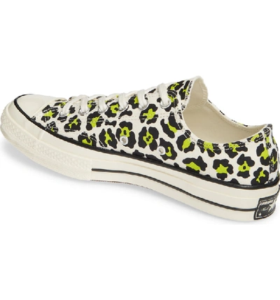 Shop Converse Chuck Taylor All Star 70 Low Top Sneaker In Egret/ Black/ Bold Lime