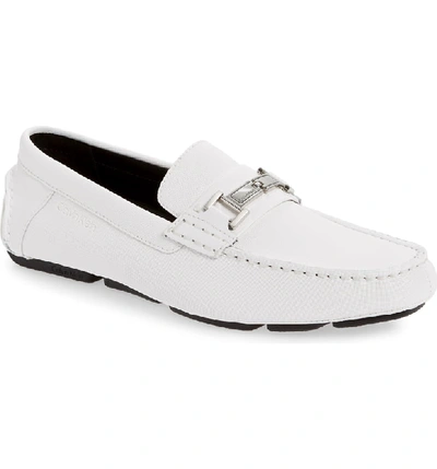 in front of head teacher alley Calvin Klein Men's Magnus Loafers Men's Shoes In White | ModeSens