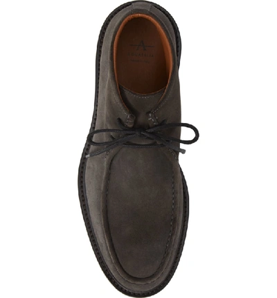 Shop Aquatalia Kyle Water Resistant Chukka Boot In Dark Charcoal Suede