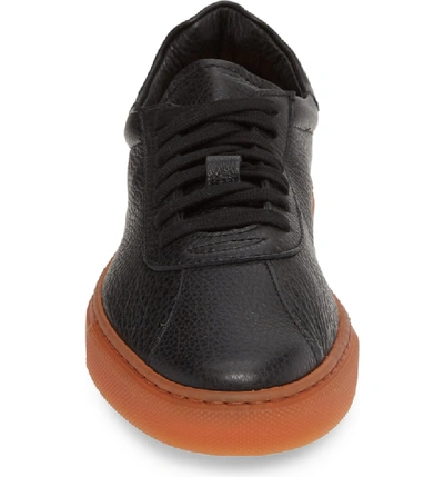 Shop Aquatalia Scott Water Resistant Sneaker In Black Leather