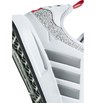 Shop Adidas Originals X Plr Sneaker In White/ Grey/ Scarlet