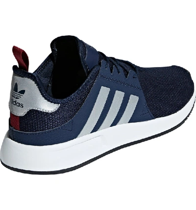 Shop Adidas Originals X Plr Sneaker In Navy/ Siver/ Burgundy
