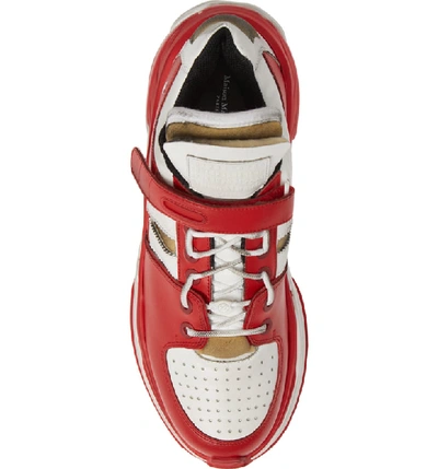 Shop Mm6 Maison Margiela Maison Margiela Retro Fit Sneaker In White/ Red