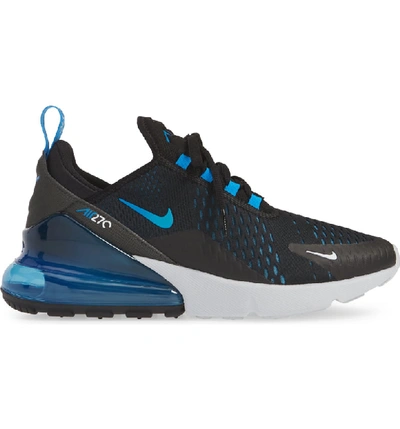 Shop Nike Air Max 270 Sneaker In Black/ Photo Blue/ Platinum
