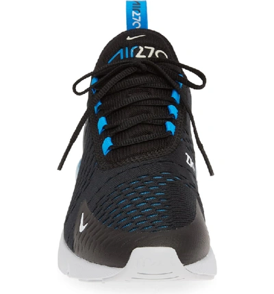Shop Nike Air Max 270 Sneaker In Black/ Photo Blue/ Platinum