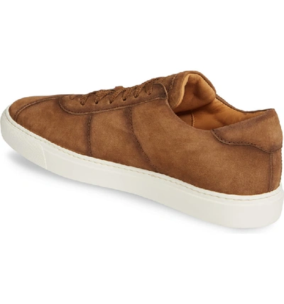 Shop To Boot New York Charger Low Top Sneaker In Almond Suede/ Leather