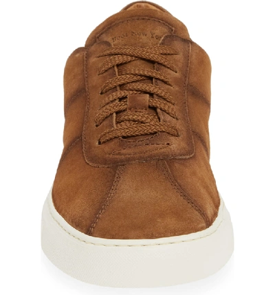 Shop To Boot New York Charger Low Top Sneaker In Almond Suede/ Leather