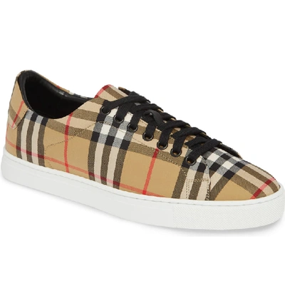 Shop Burberry Albert Sneaker In Antique Yellow