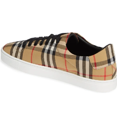 Shop Burberry Albert Sneaker In Antique Yellow