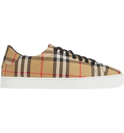 Shop Burberry Albert Sneaker In Antique Yellow