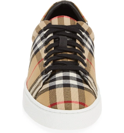 Shop Burberry Albert Sneaker In Antique Yellow