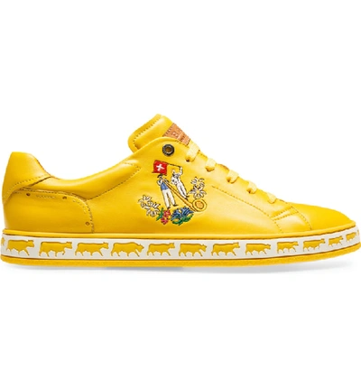 Shop Bally Anistern Sneaker In Canary Yellow