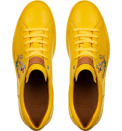 Shop Bally Anistern Sneaker In Canary Yellow