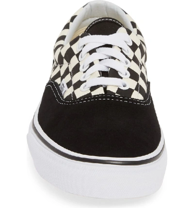 Shop Vans 'era' Sneaker In Black/ White Primary Check