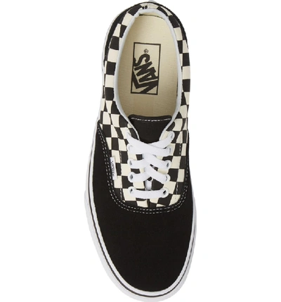 Shop Vans 'era' Sneaker In Black/ White Primary Check