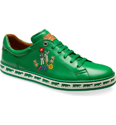 Shop Bally Anistern Sneaker In Dark Emerald