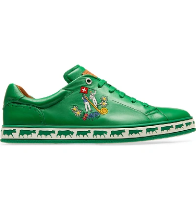 Shop Bally Anistern Sneaker In Dark Emerald