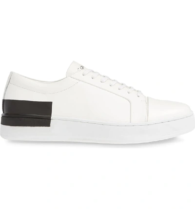 Calvin Klein Men's Nemi Smooth Nappa Sneakers Men's Shoes In White |  ModeSens