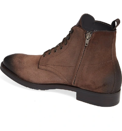 Shop To Boot New York Athens Plain Toe Boot In Brown Suede