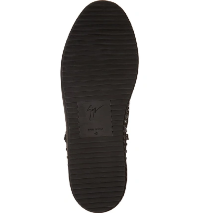 Shop Giuseppe Zanotti Mid-top Sneaker In Black