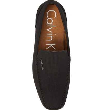 Calvin klein manny nubuck drivers new arrivals