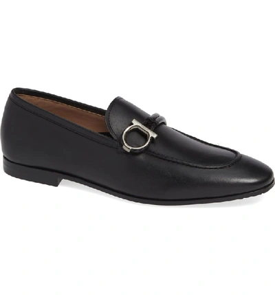 Shop Ferragamo America Bit Loafer In Nero