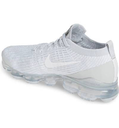 Shop Nike Air Vapormax Flyknit 3 Sneaker In White/ Pure Platinum