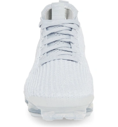 Shop Nike Air Vapormax Flyknit 3 Sneaker In White/ Pure Platinum