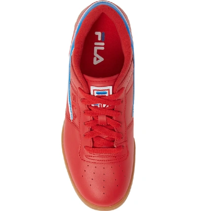 Shop Fila Original Fitness Sneaker In Red/ White