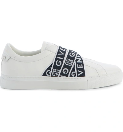 Shop Givenchy Urban Street Slip-on In White/ Black