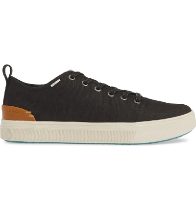 Shop Toms Trvl Lite Low Top Sneaker In Black Canvas