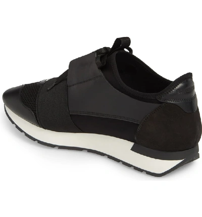 Shop Balenciaga Race Runner Sneaker In Noir/ Black