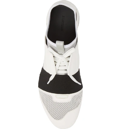 Shop Balenciaga Race Runner Sneaker In Blanco Multi