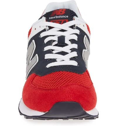 New Balance Men's 574 Varsity Sport Casual Sneakers From Finish Line In  Team Red/eclipse | ModeSens