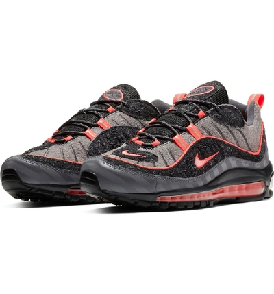 Shop Nike Air Max 98 Sneaker In Gun Smoke/ Lava Glow/ Grey