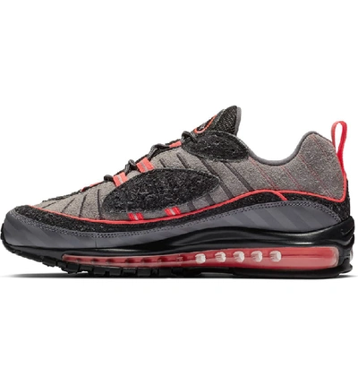 Shop Nike Air Max 98 Sneaker In Gun Smoke/ Lava Glow/ Grey