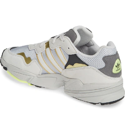 Shop Adidas Originals Yung 96 Sneaker In Silver/ Grey/ Gold