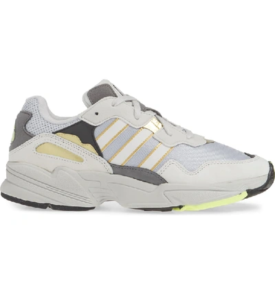 Shop Adidas Originals Yung 96 Sneaker In Silver/ Grey/ Gold