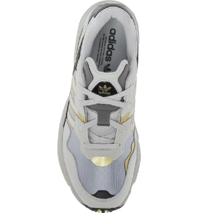 Shop Adidas Originals Yung 96 Sneaker In Silver/ Grey/ Gold