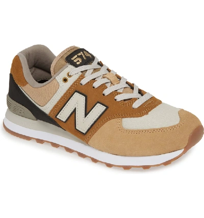 Shop New Balance 574 Classic Sneaker In Hemp