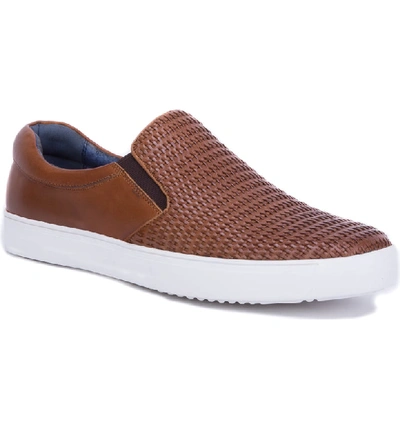 Shop Robert Graham Dion Slip-on In Brown Leather