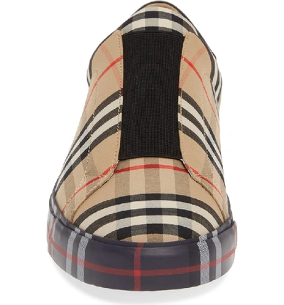 Shop Burberry Markham Slip-on In Archive Beige