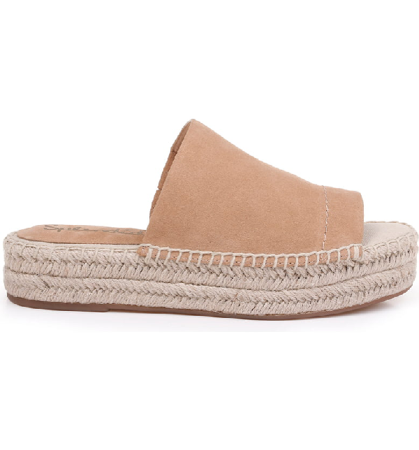thaddeus espadrille slide sandal