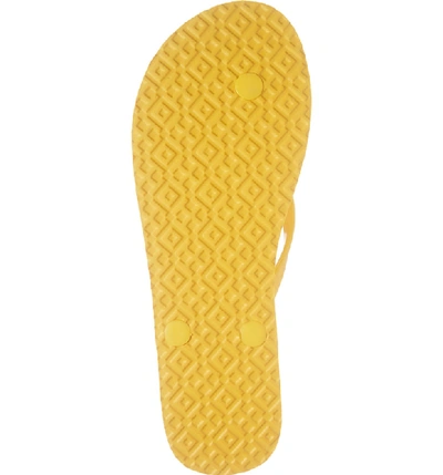 Shop Tory Burch Thin Flip Flop In Sunlight/ Yellow