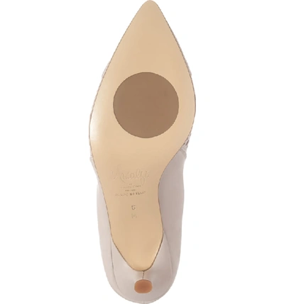 Shop Amalfi By Rangoni Pinza Perforated Pointy Toe Pump In Skin Leather